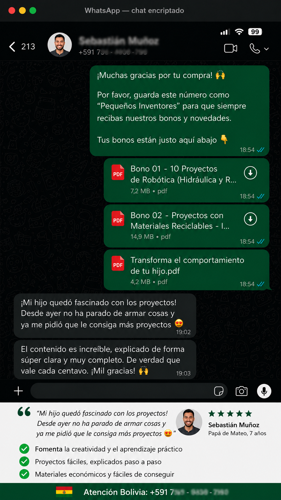 Conversación real de cliente 5