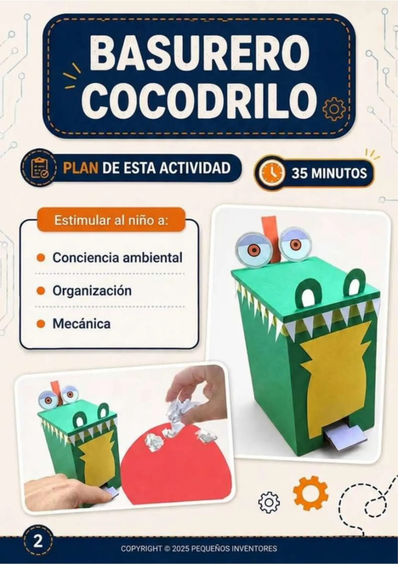 Página 1 del ebook Pequeños Inventores